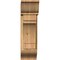 Ekena Millwork Merced Traditional Rough Sawn Bracket w/ Offset Brace, Western Red Cedar, 8"W x 20"D x 28"H BKT0806X20X28MRC01RWR - alternate 2